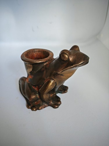 Ancienne grenouille bronze - grenouille, en