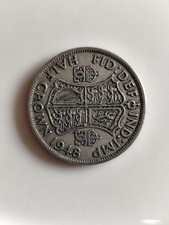 1948 British Silver Half Crown