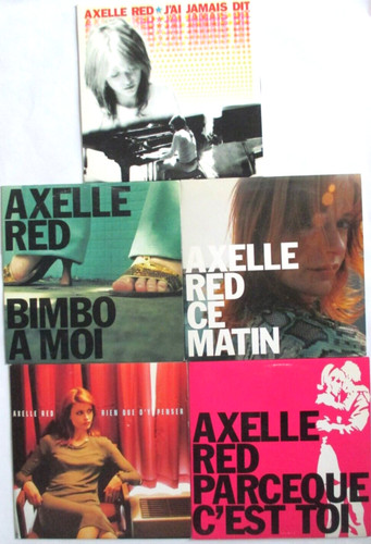 Axelle red cd singles - red,