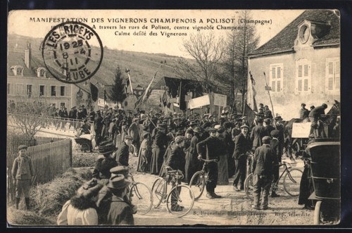 Cpa polisot champagne - cpa,