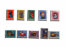 Série complète de 10 fèves