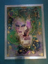 Tableau cadre Glitter Pink 50x70 cm