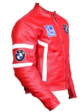 BMW Hommes Moto Cuir Courses Armure Protecteur Sport Motard Blousons Veste