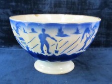 Bol ancien en faïence Gien à