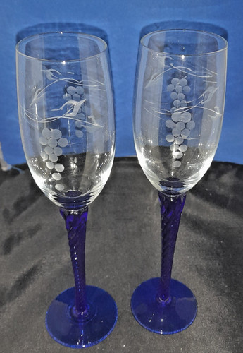 Flûtes champagne pied - à,