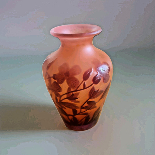Vase miniature signé gallé - vase,