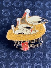 Pin’s Animaux Oiseaux Cigognes Département De L’Alsace