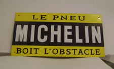 Plaque publicitaire en métal