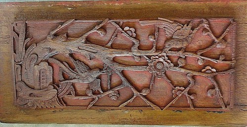 Chine ancien panneau - chine,, bois