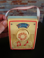 fisher price : ancienne music box / boite a musqiue 1971