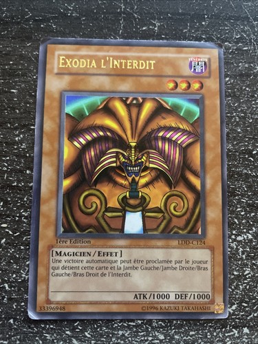 Carte exodia - yu-gi-oh!,