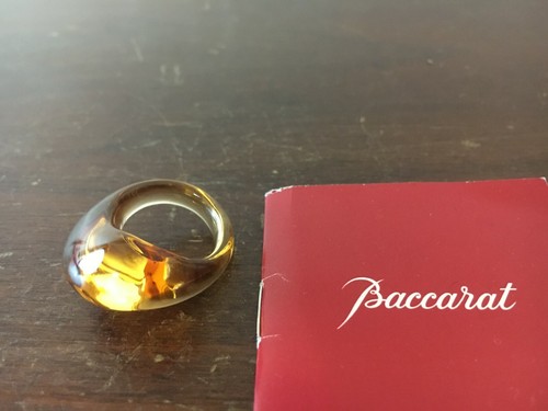 Bague ambre oranger - ambre,