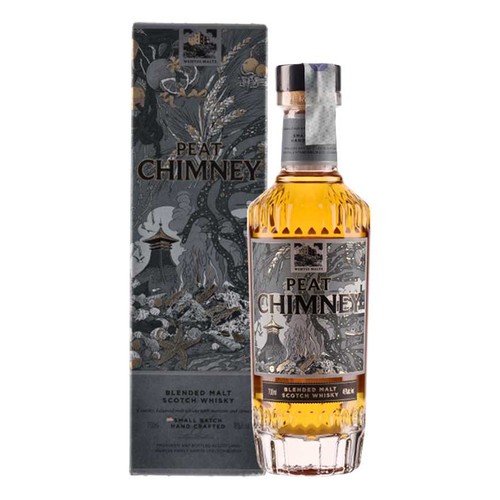 Peat chimney blended malt - peat,