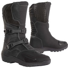 Bottes d'aventure bus noires bottes de moto bottes de moto