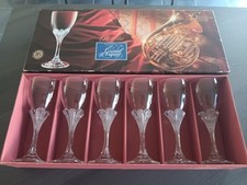 6 verres à VIN blanc GRANVILLE Cristal d'Arques 
