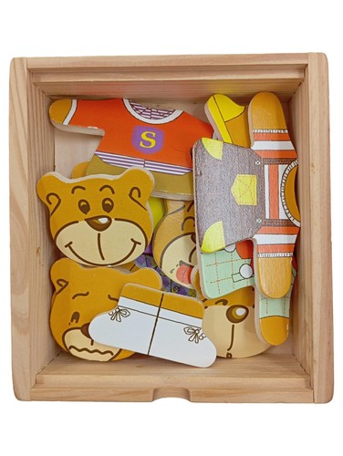Puzzle bois ours - bois,