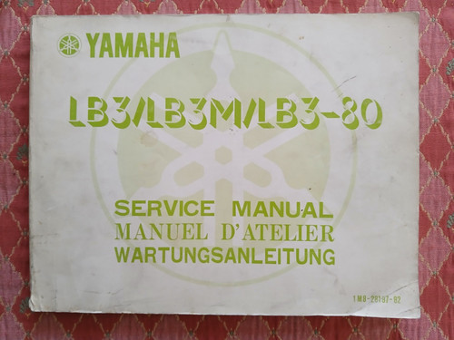 Manuel atelier yamaha - manuel, d'atelier