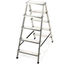 Échelle domestique KADAX, marchepied pliant avec capacité de charge jusqu'à 1...