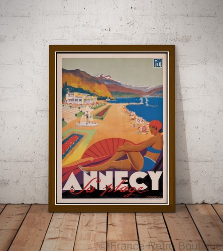 Affiche poster ville annecy - affiche-poster,