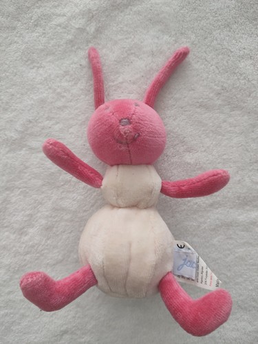 Doudou peluche fourmie - , rose