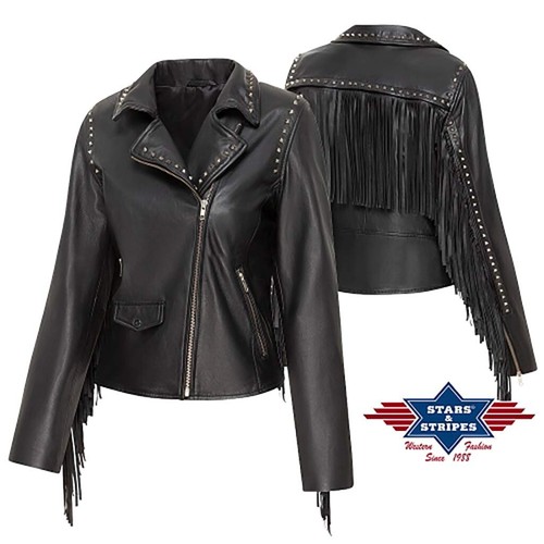 Amber veste franges western - à,