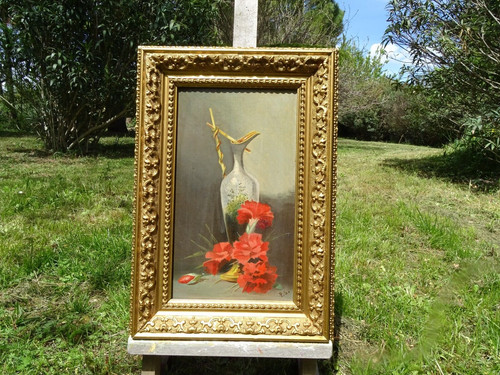 Huile sur toile ancienne - huile,
