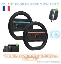 Volant Nintendo Switch 2 / Pack De 2 Confort, Précision Et Anti-Dérapant Gaming