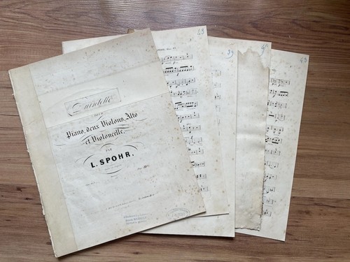 Louis spohr quintette - spohr,,