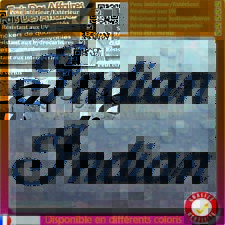 2 stickers autocollant indian motorcycle deco réservoir moto casque etc decal