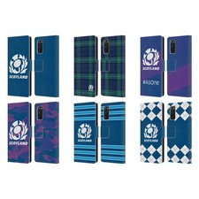OFFICIEL SCOTLAND RUGBY LOGO 2 ÉTUI COQUE EN CUIR POUR SAMSUNG TÉLÉPHONES 1