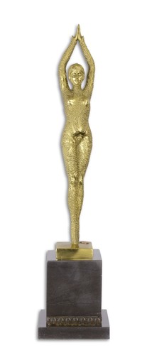 Sculpture bronze étoile - bronze, «