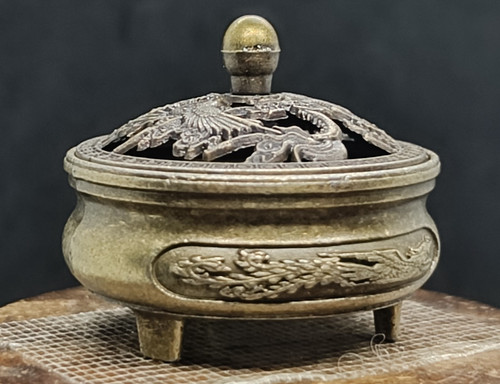 Petit brûleur encens bronze - brûleur,