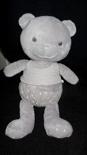 doudou peluche ours gris