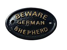 Attention Berger Allemand Maison Porte Plaque Murale Panneau Ou Jardin Tout Neuf