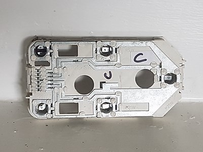 Platine feu arrière