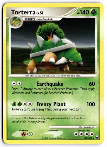 Pokemon tcg torterra - tcg, 30/100