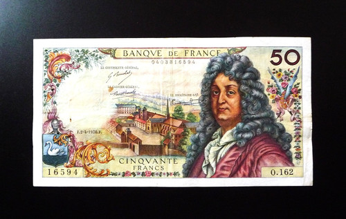 Billet francs racine - 50,
