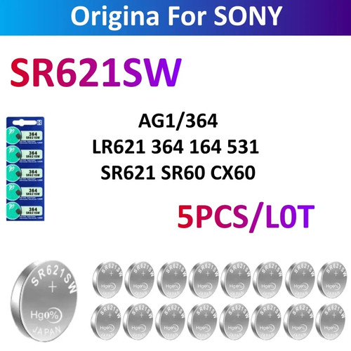 Batterie bouton sr621sw sr60 - sr621sw,