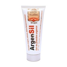 Argensil Gel d'urgence Argent Colloïdal 50 ppm Tube présente lèger frottement