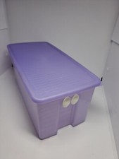 TUPPERWARE  Grande Boîte mauve VentilOfrais 3L6  14x12x27