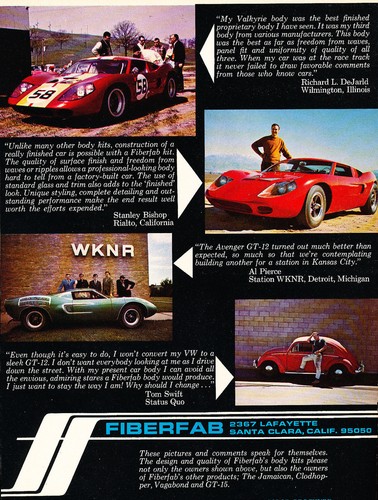 1969 fiberfab avenger vw - 1969,