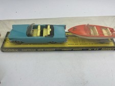 NOREV - 92 - Chrysler New Yorker Et Dinghy Rocca - Bleu clair -  En boite