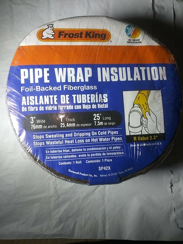Pipe wrap insulation foil - pipe,