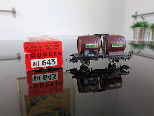 Wagon jouef 643 foudre - jouef, bi-foudre
