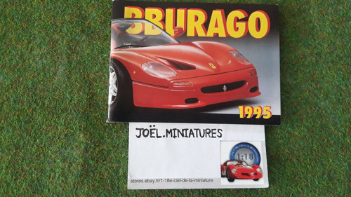 Catalogue burago 1995 petit - catalogue,