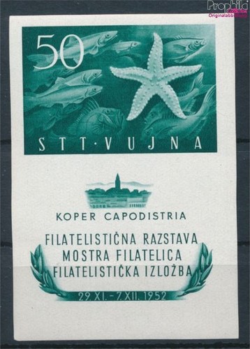 Timbres trieste zone b 1952 - timbres,