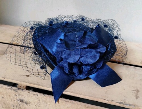 Ancien chapeau bibi - chapeau, bleu