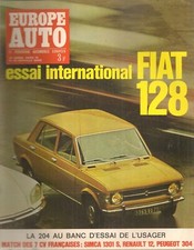 EUROPE AUTO 1970 36 FIAT 128