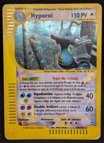 Carte pokemon hyporoi - pokemon,