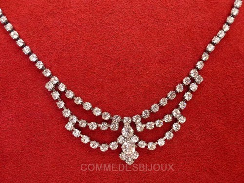 Collier carrés masque loup - collier,